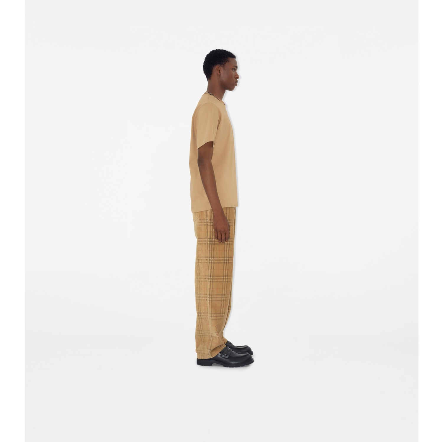 Pantaloni in corduroy Check