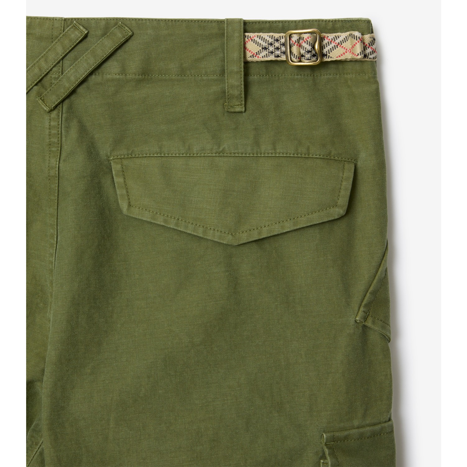 Cotton Cargo Trousers in Pasture green - Men | Burberry® Official
