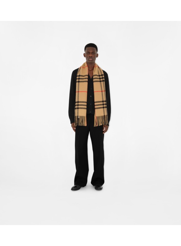 Burberry cashmere hot sale scarf men