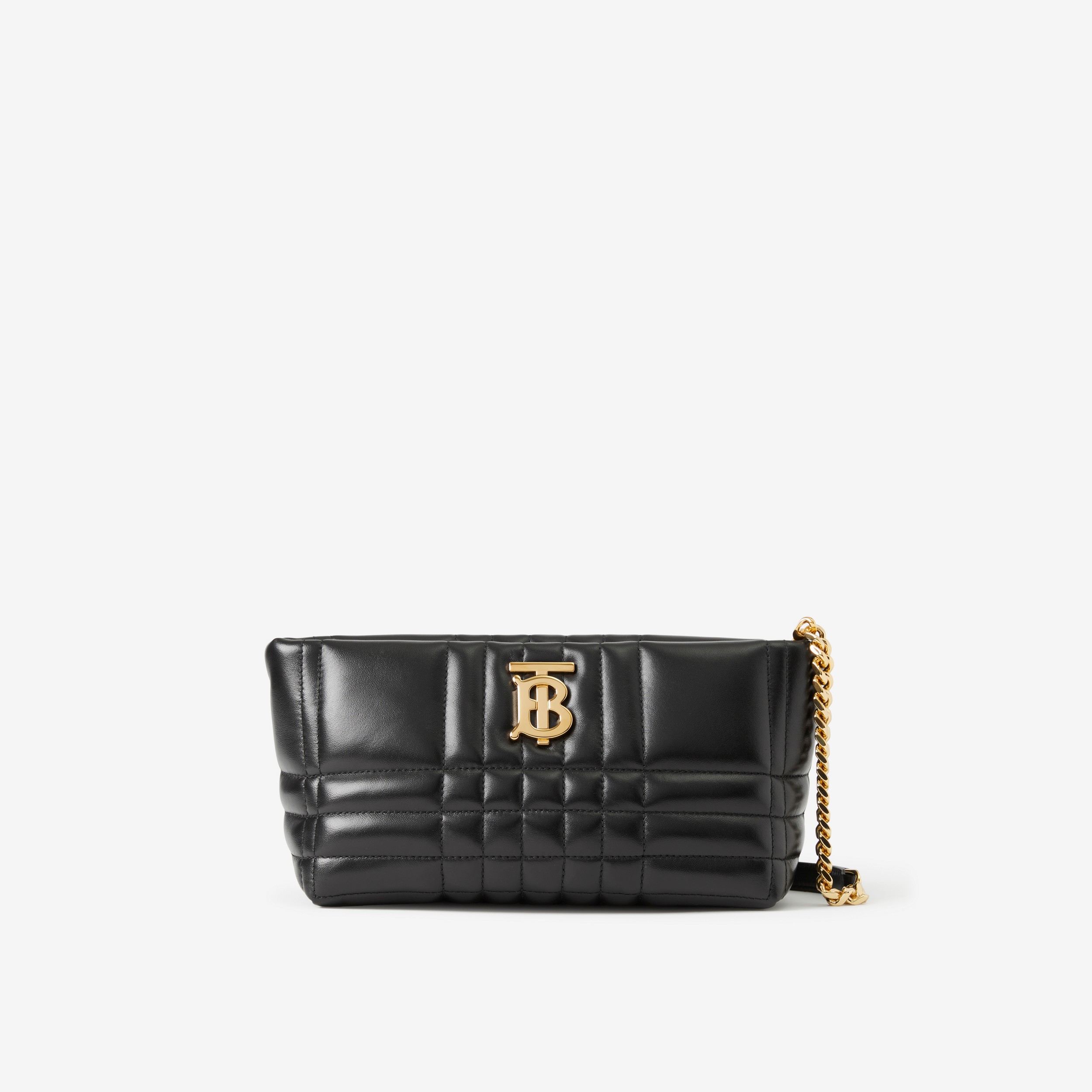 Quilted Leather Small Soft Lola Bag in Black - Women | Burberry® Official - 1