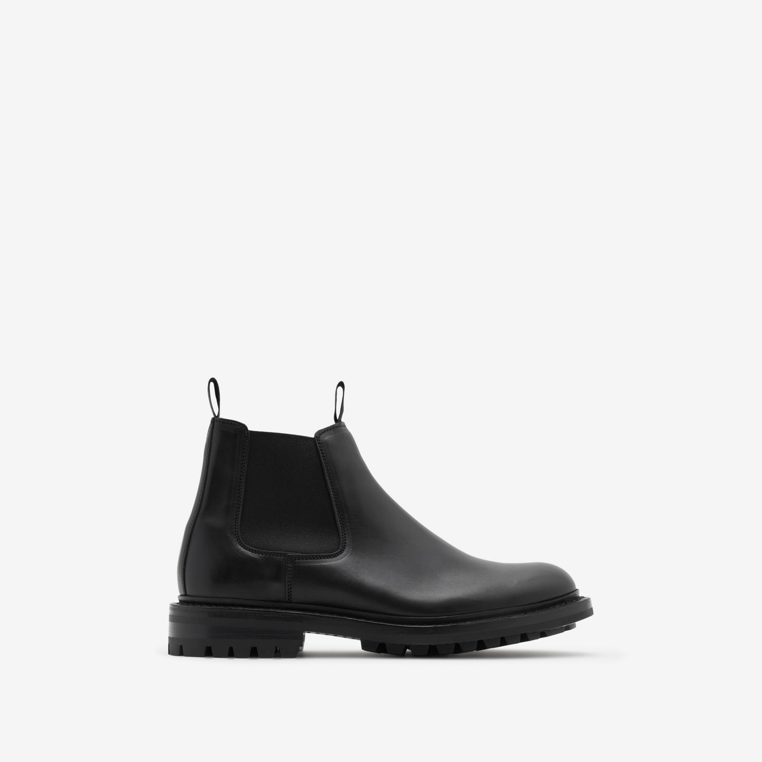 Leather Dee Low Chelsea Boots in Black - Women | Burberry® Official