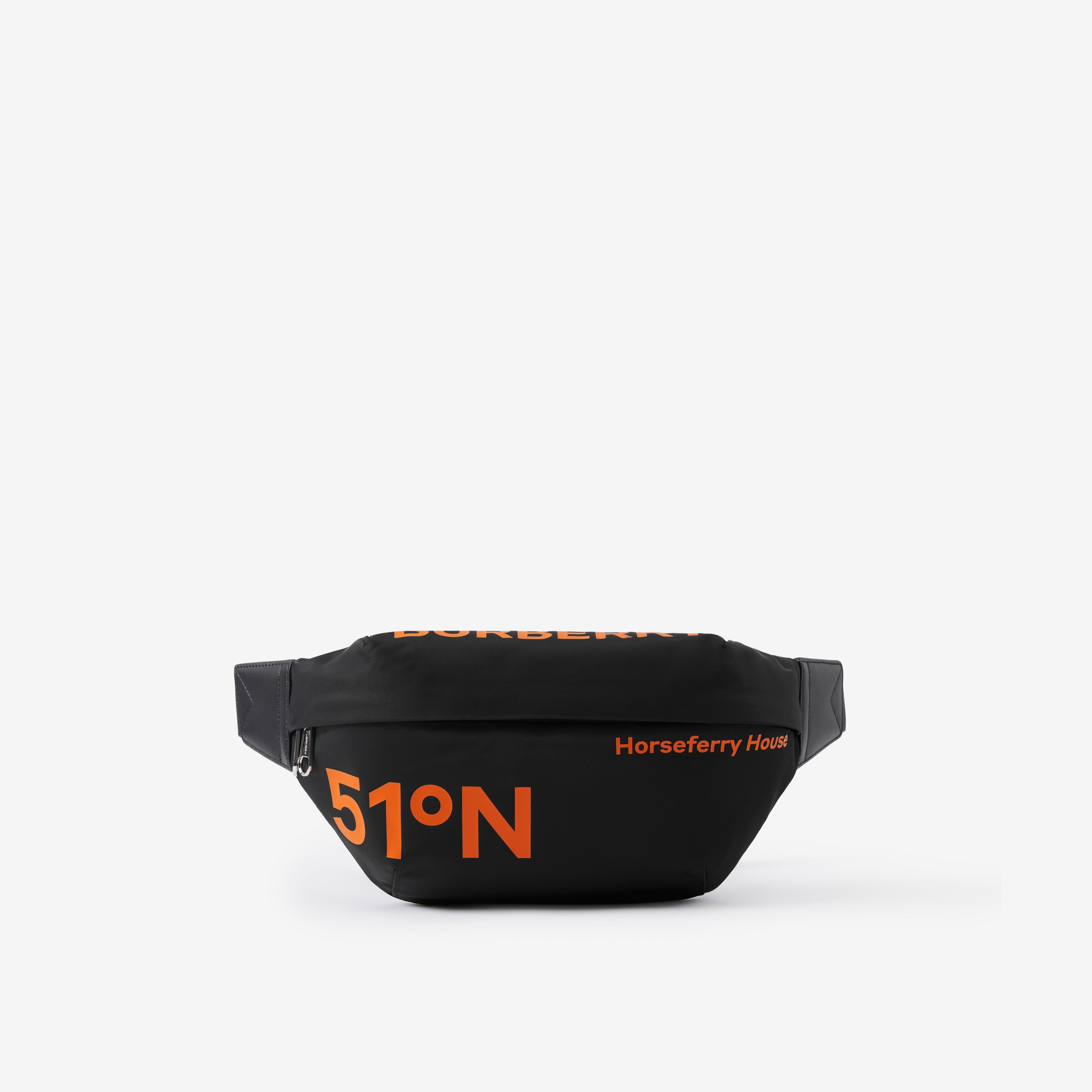 Sac ceinture Sonny (Noir/orange) - Homme | Site officiel Burberry® - 1