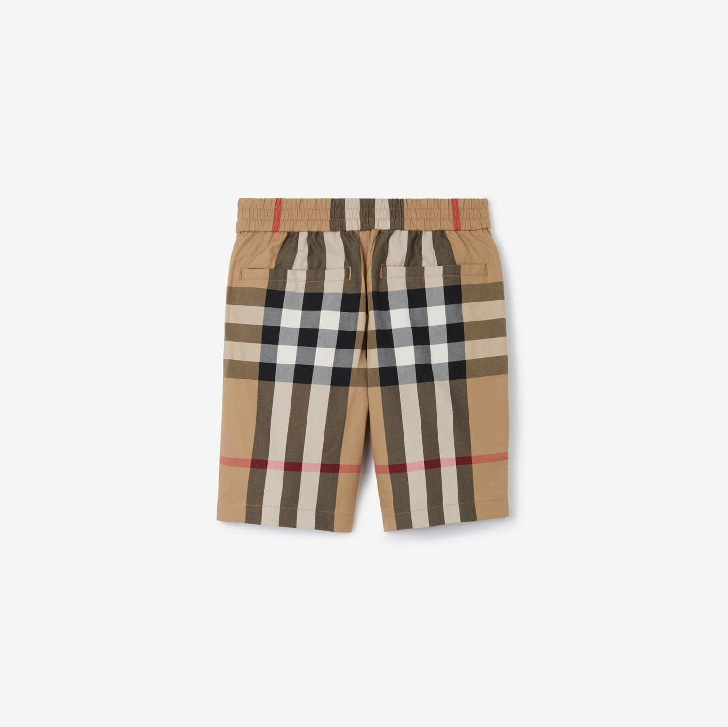 Pantaloncini in cotone Check (Beige Archivio) | Sito ufficiale Burberry®