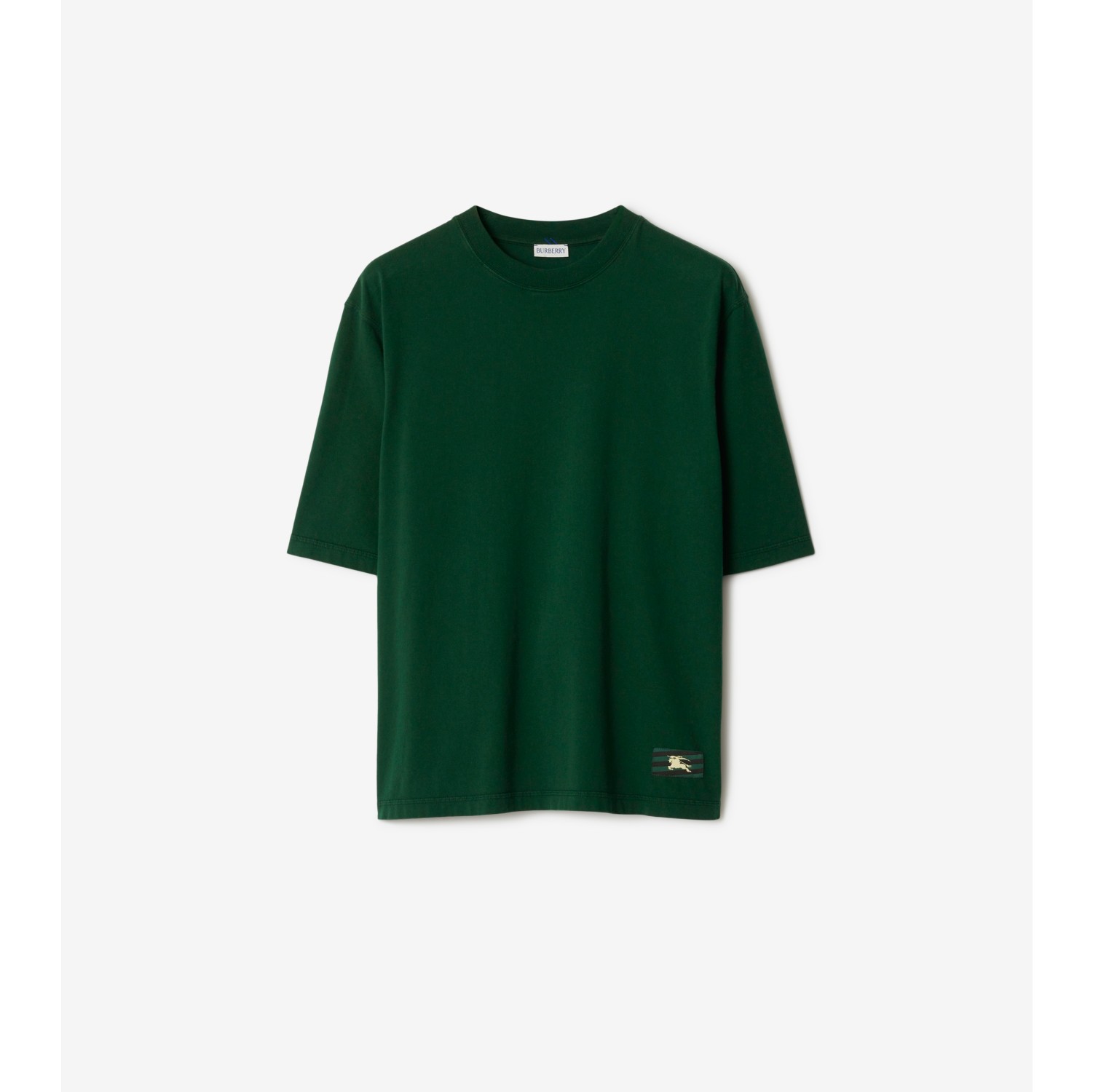 Cotton T shirt in Ivy Men Burberry Official