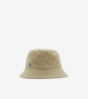 Cotton Bucket Hat in Hunter - Men | Burberry® Official