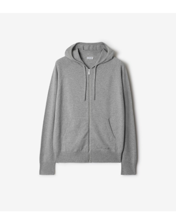 Cashmere Blend Zip Hoodie