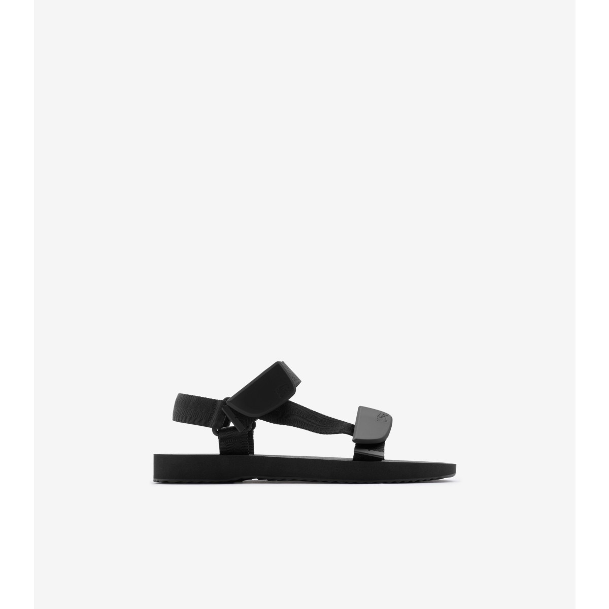 Shop Burberry Trek Sandals In Black