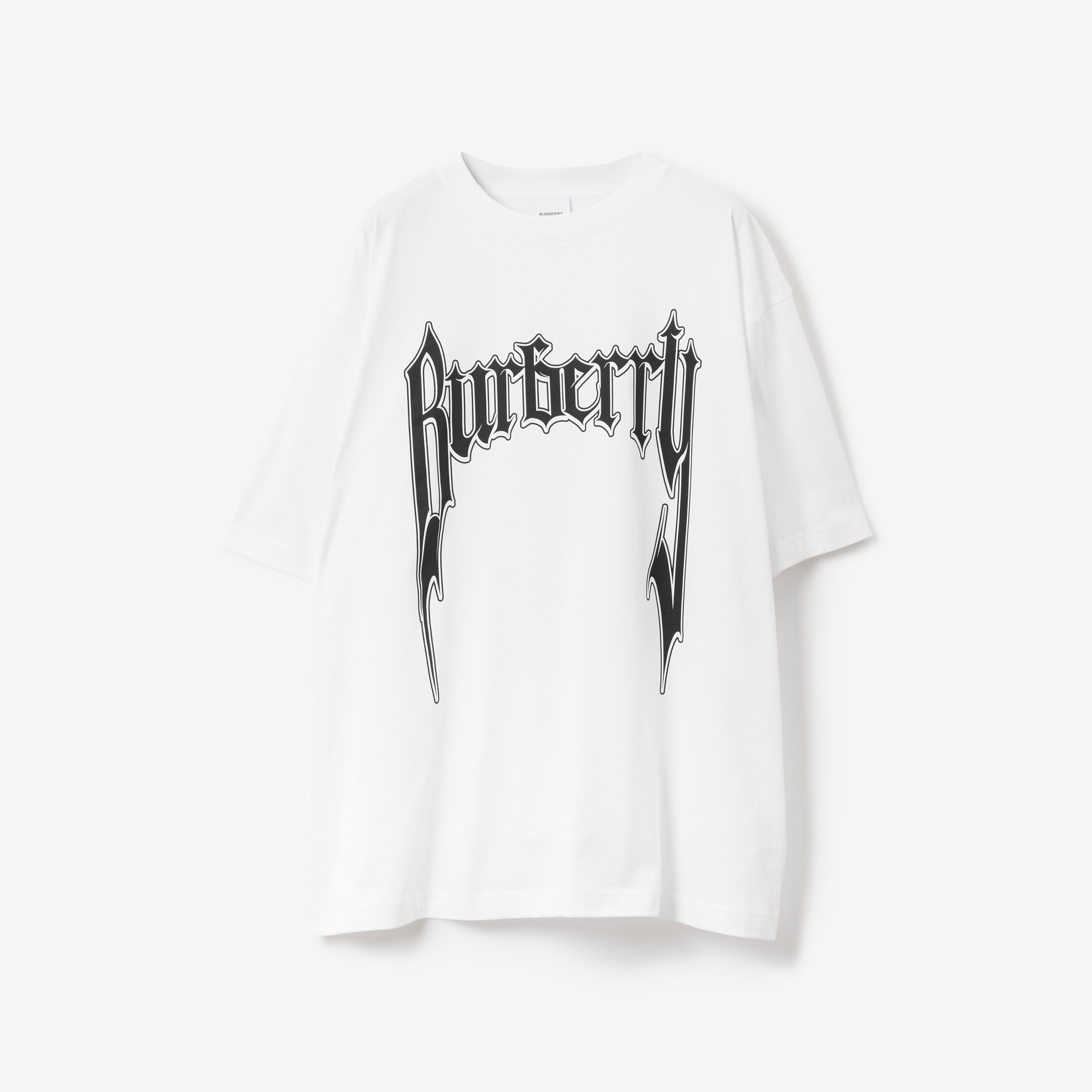 ロゴプリント コットンTシャツ (ホワイト) - メンズ | Burberry®公式サイト