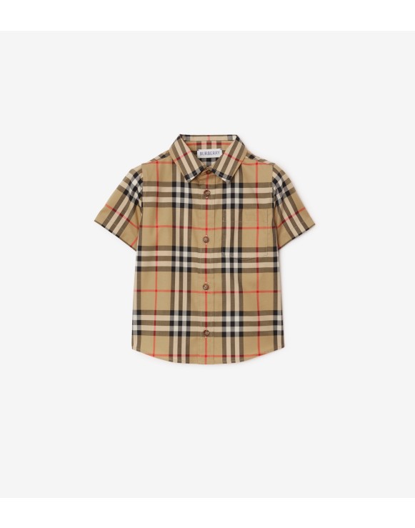 Baby burberry button up best sale