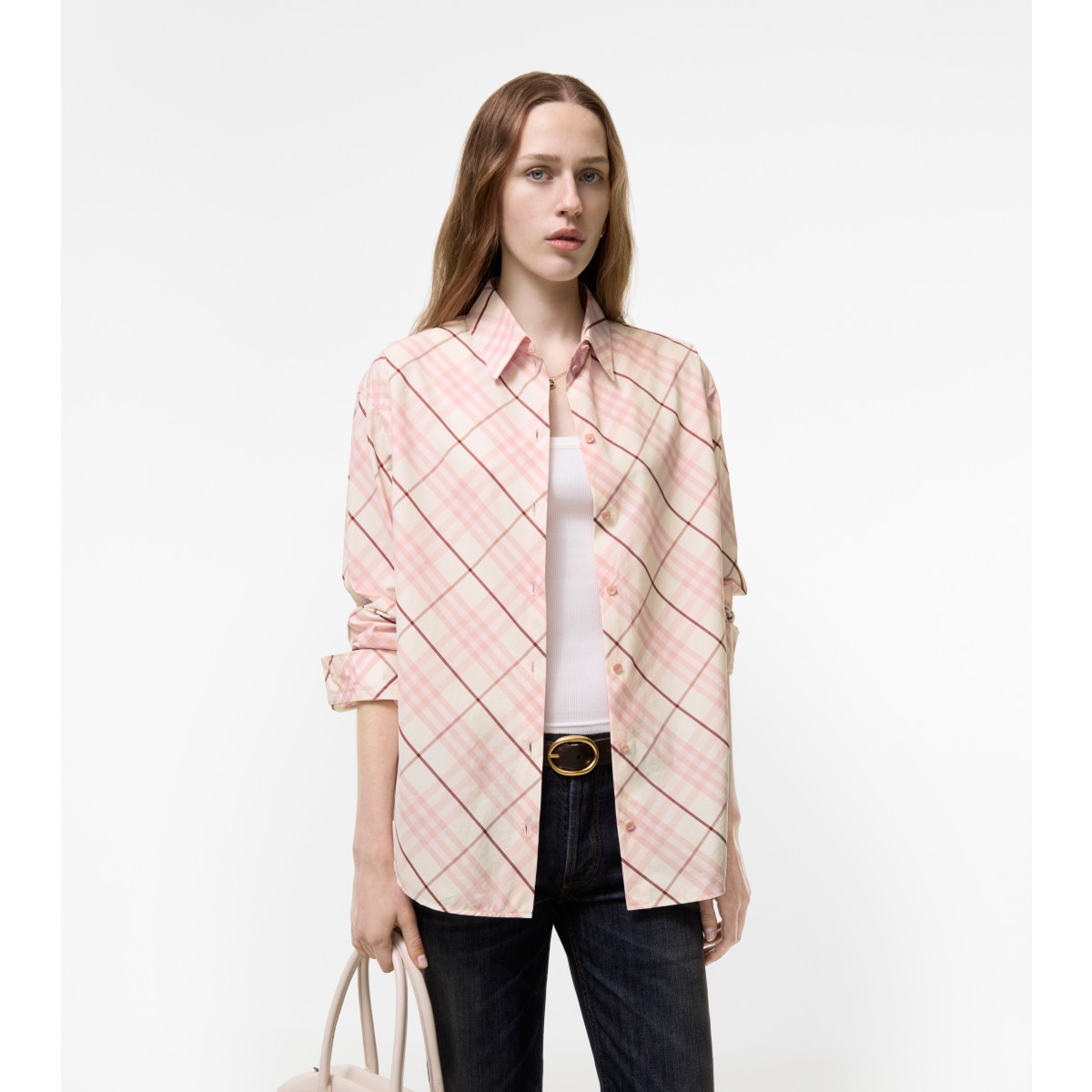  Check Relaxed Fit Cotton Shirt