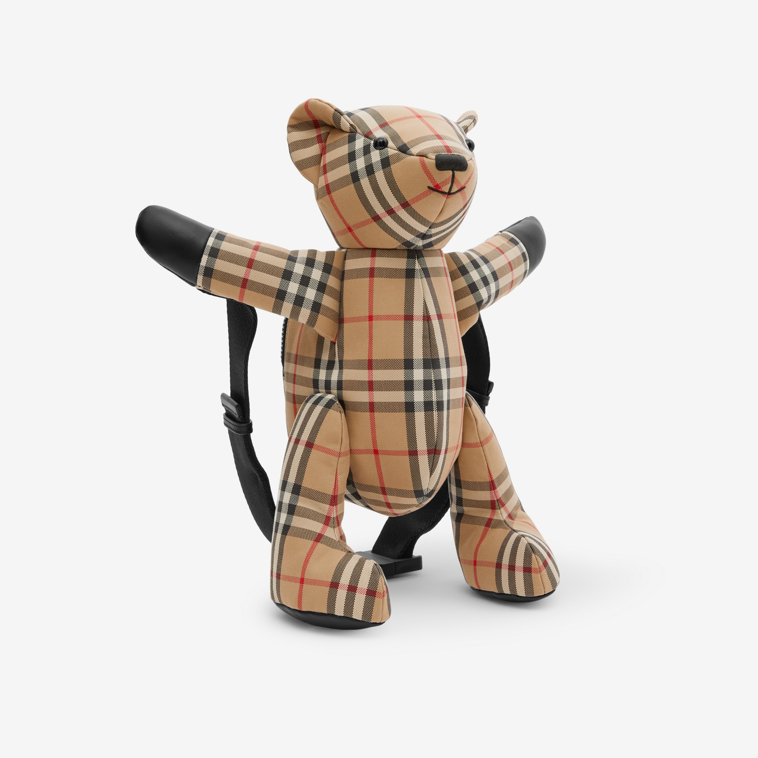 Pochete Thomas Bear com estampa xadrez grande (Bege Clássico) - Crianças | Burberry® oficial - 2