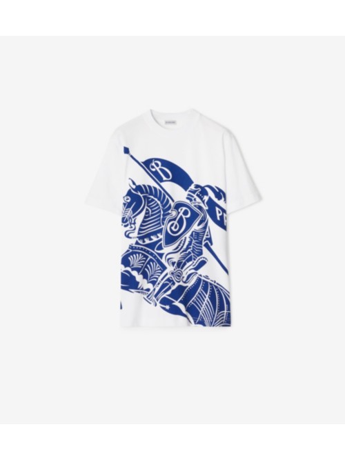Burberry Ekd Cotton Top In White
