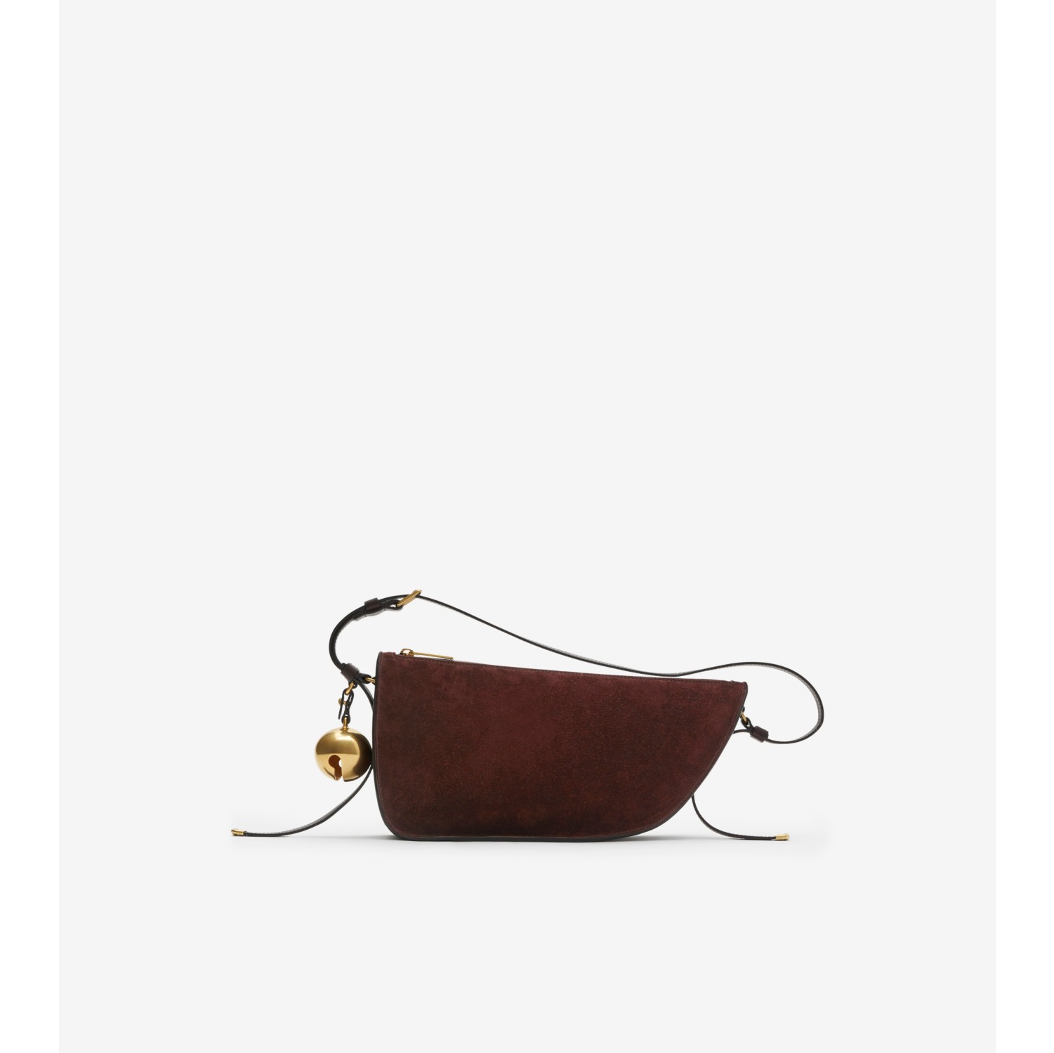 Small Shield Sling Bag in Cocoa - Women