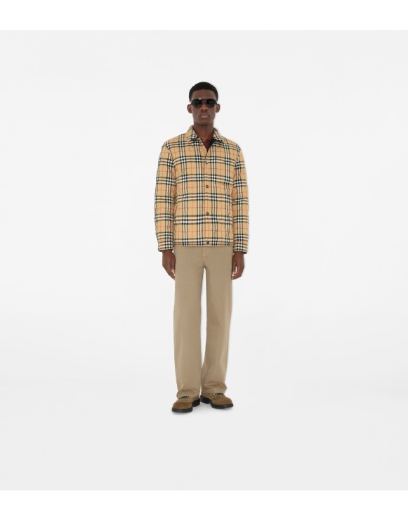 Reversible Quilted Nylon Overshirt