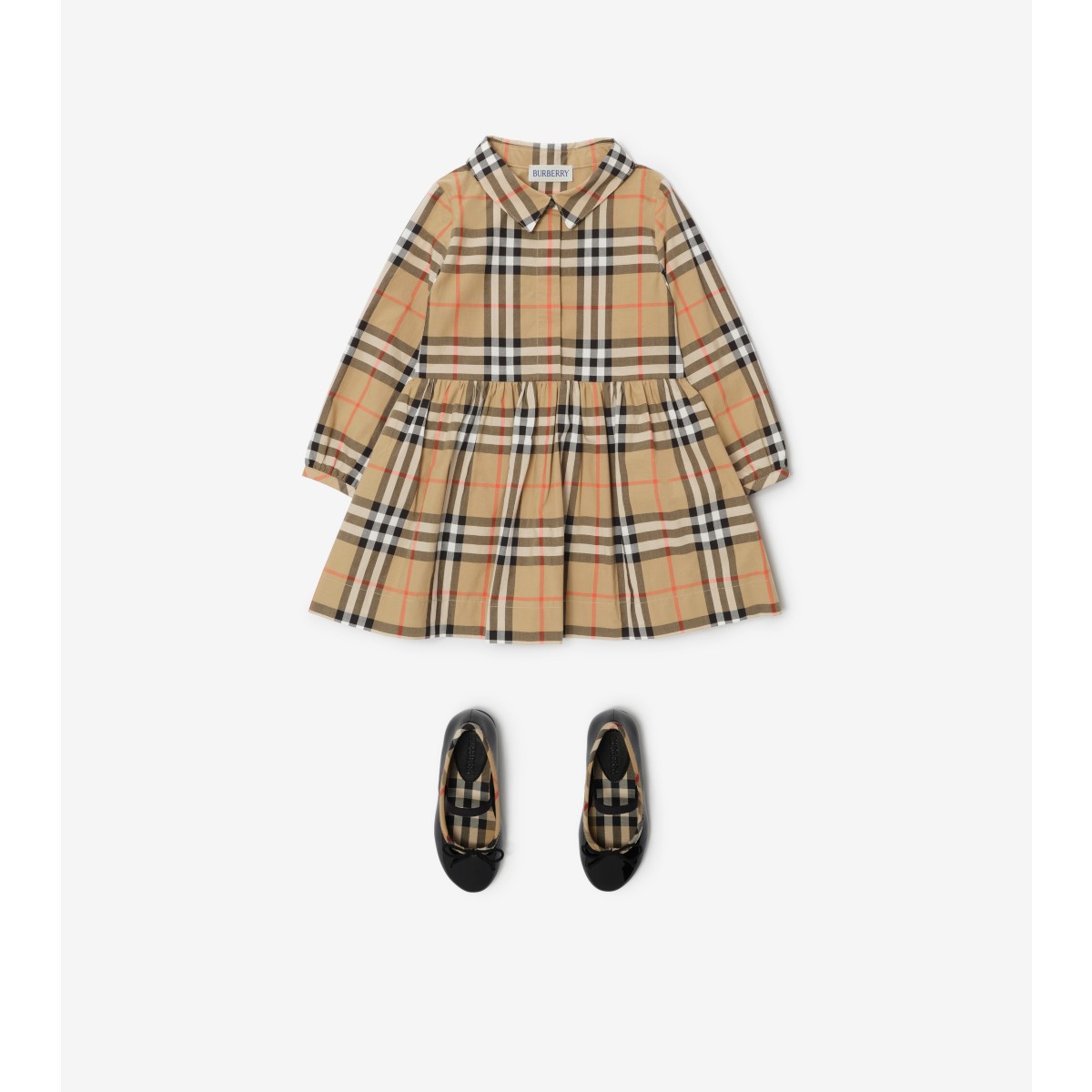  Check Cotton Dress