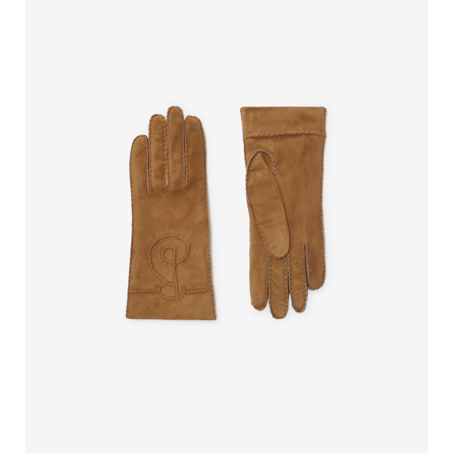 B Charm Suede Gloves