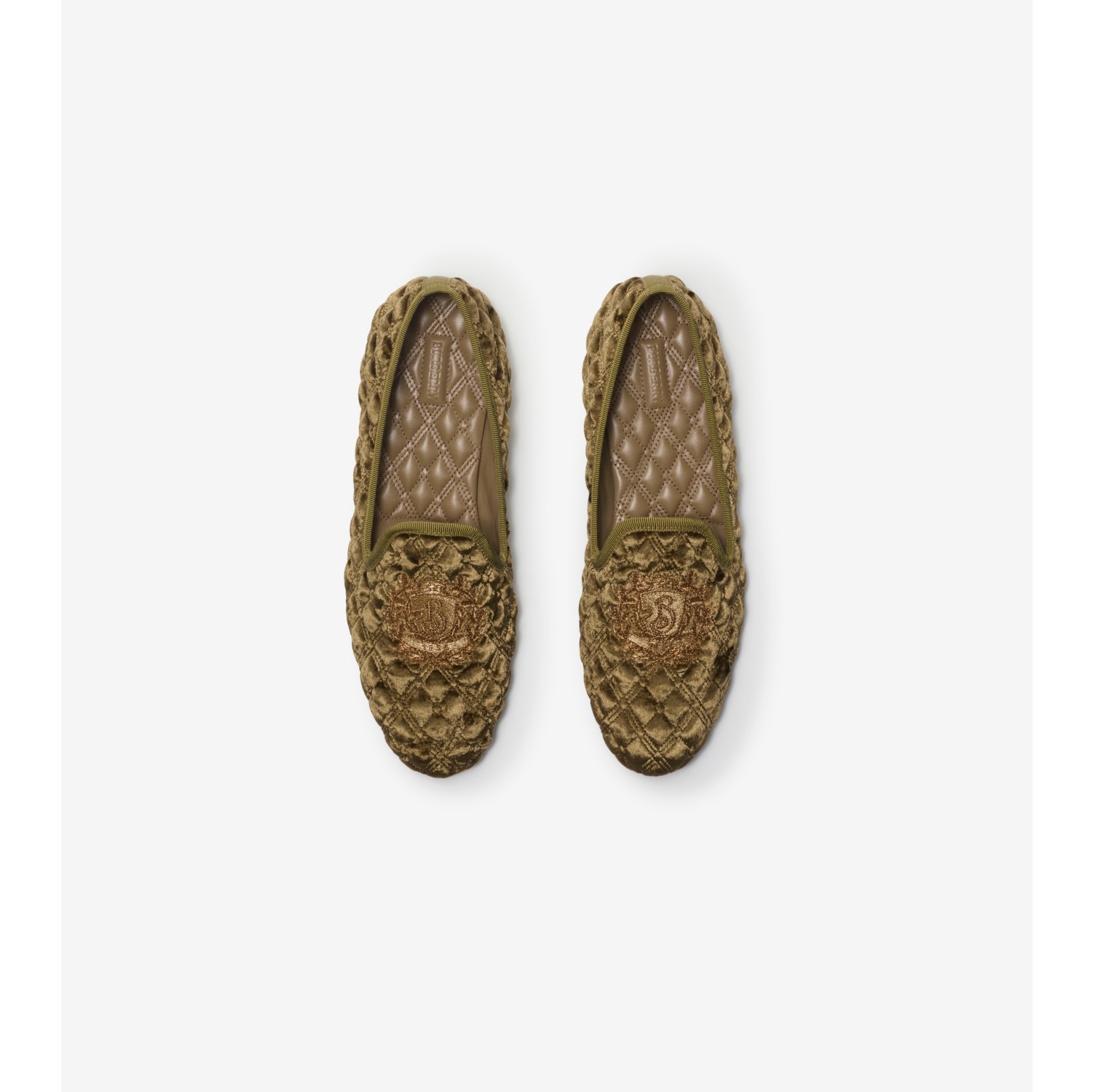 Quilted Velvet Estate Slippers​