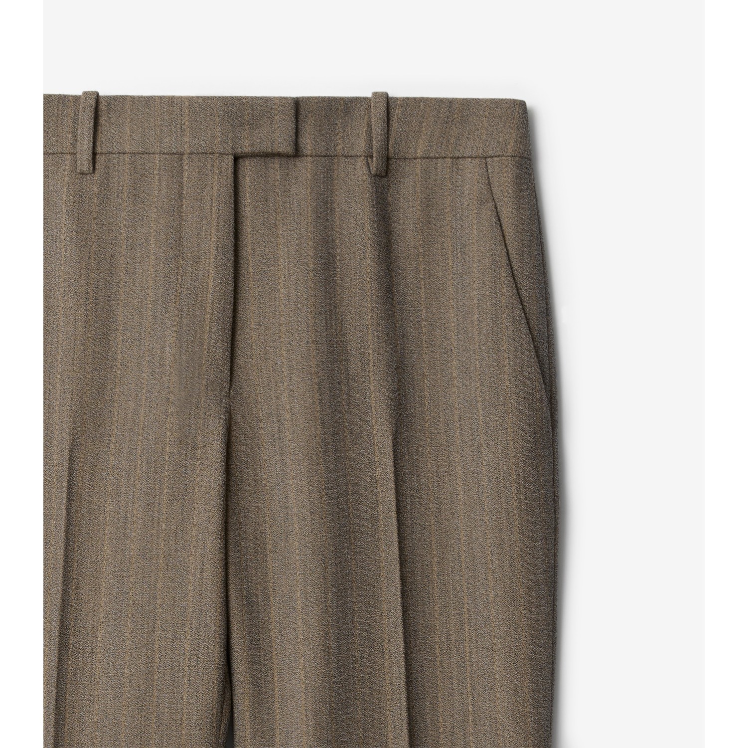 Mouliné Wool Tailored Trousers