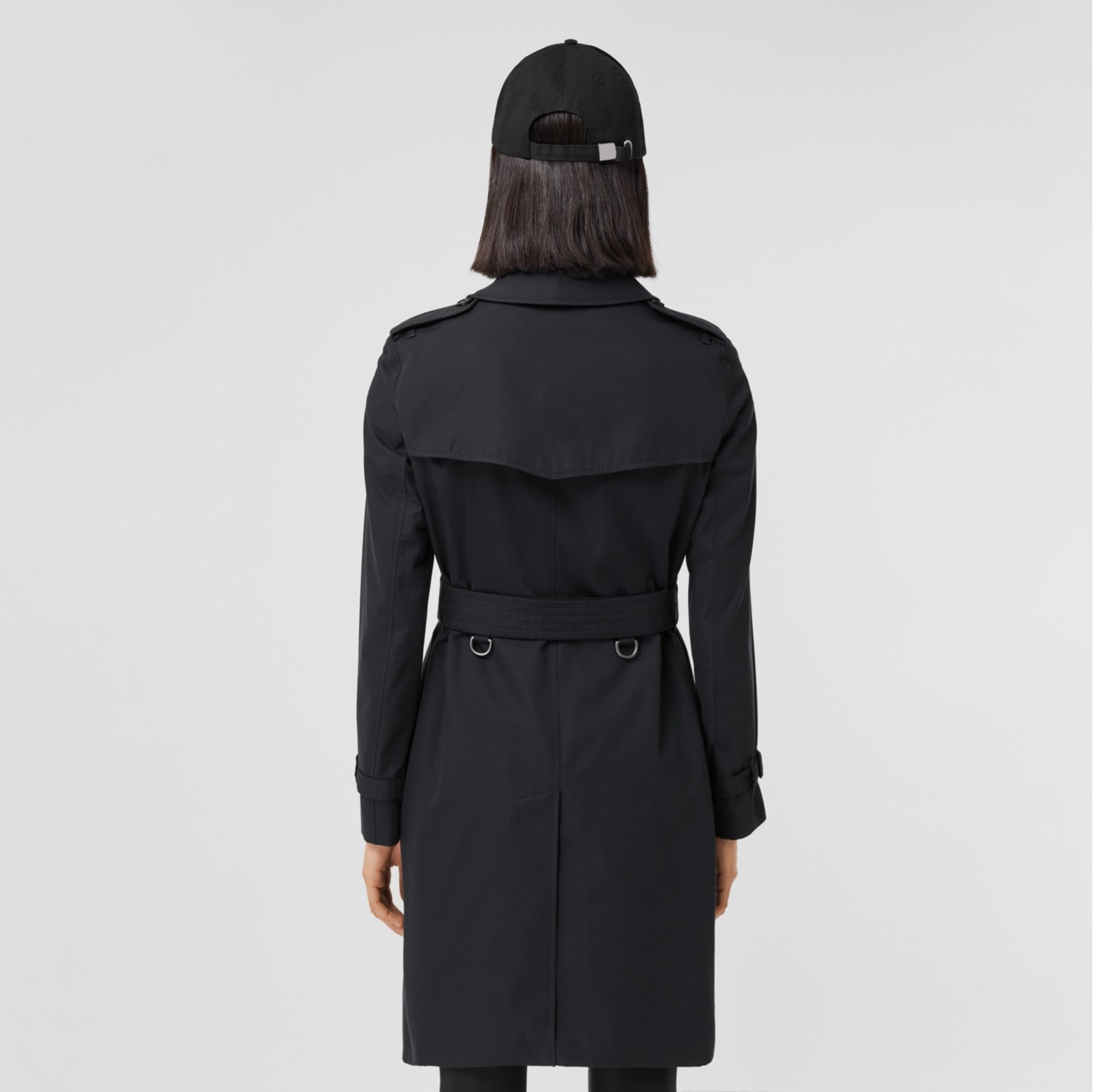 The Mid-length Kensington Heritage Trench Coat in Midnight - Women 