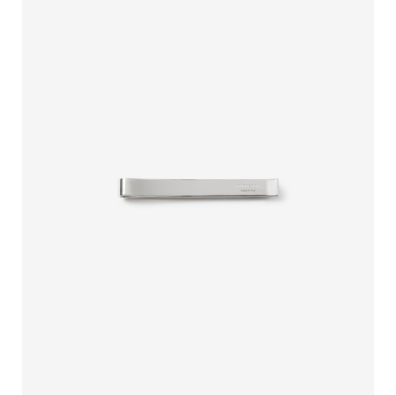 Burberry check store tie bar