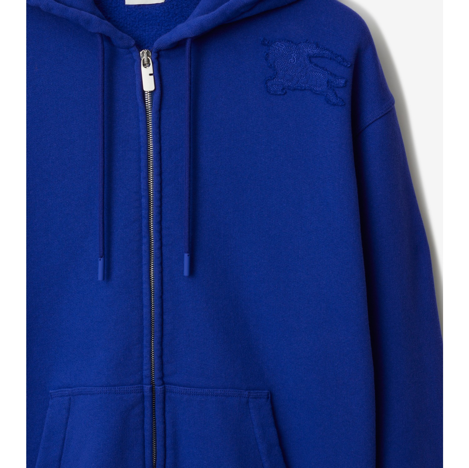 Hoodie zippé en coton