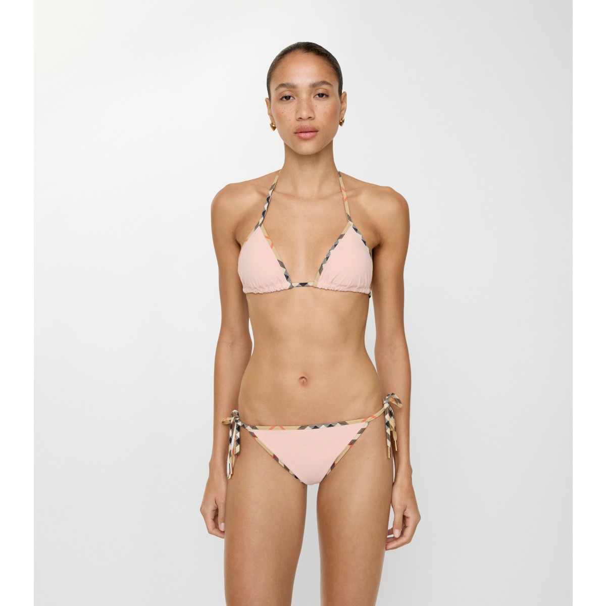  Check Trim Bikini Briefs