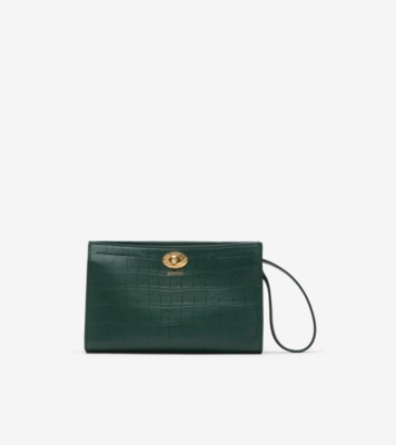 Cotswolds Pouch in Ivy green - Women | Burberry® Official