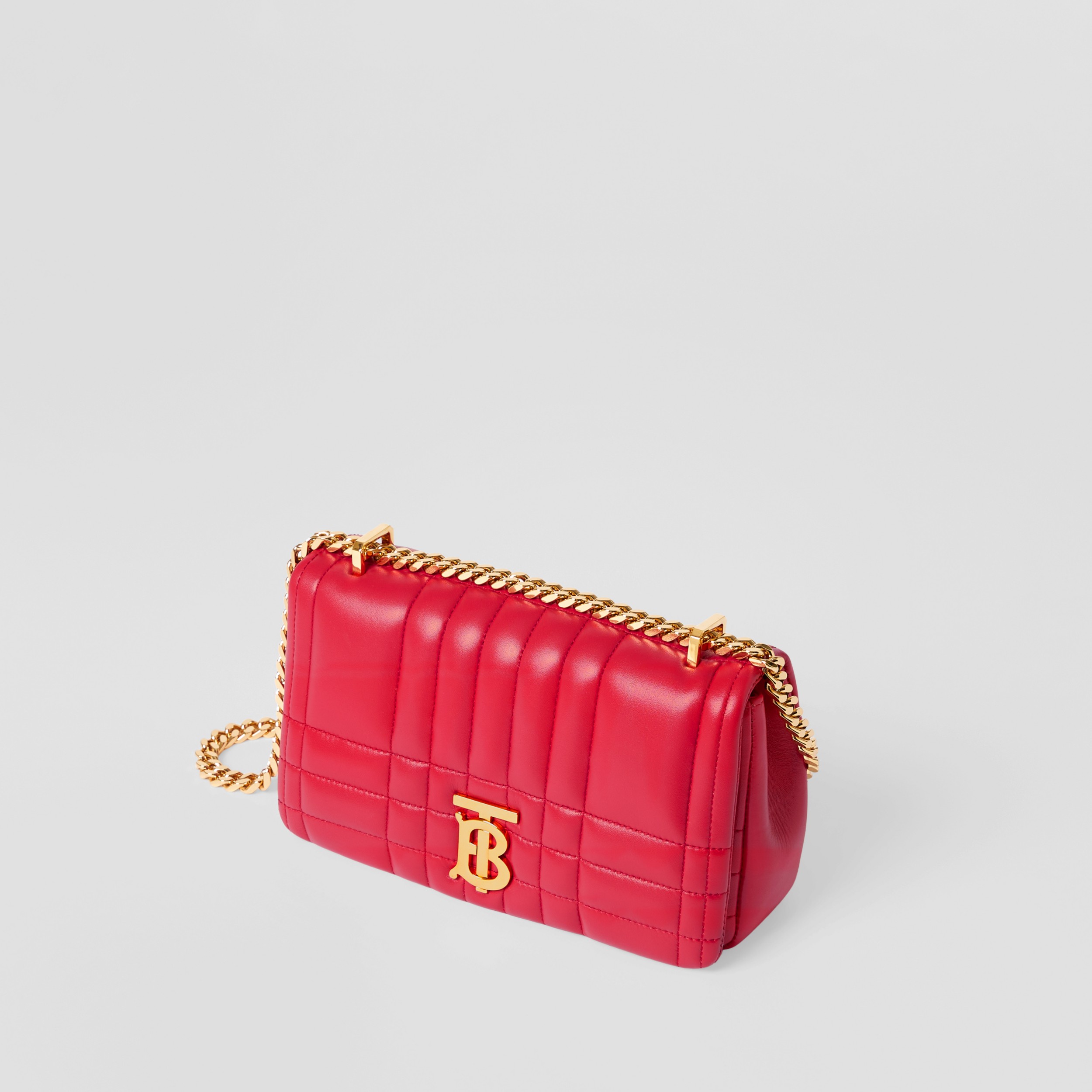 Quilted Leather Small Lola Bag in Bright Red - Women | Burberry® Official