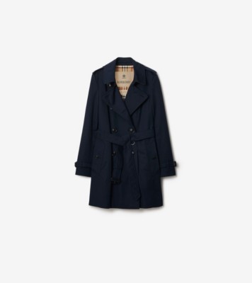 ショート チェルシー ヘリテージ トレンチコート (コールブルー