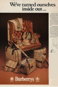 Burberrys News Article showing a range of Check accessories