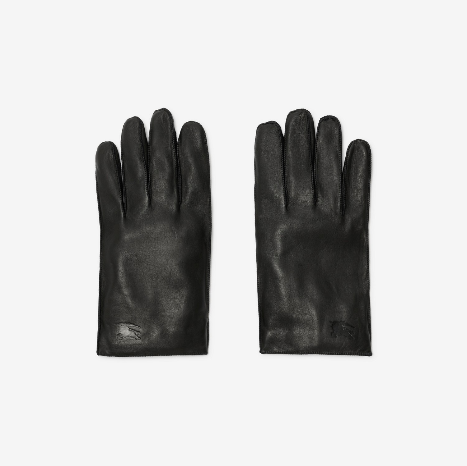 Leather Gloves in Black - Men | Burberry® Official