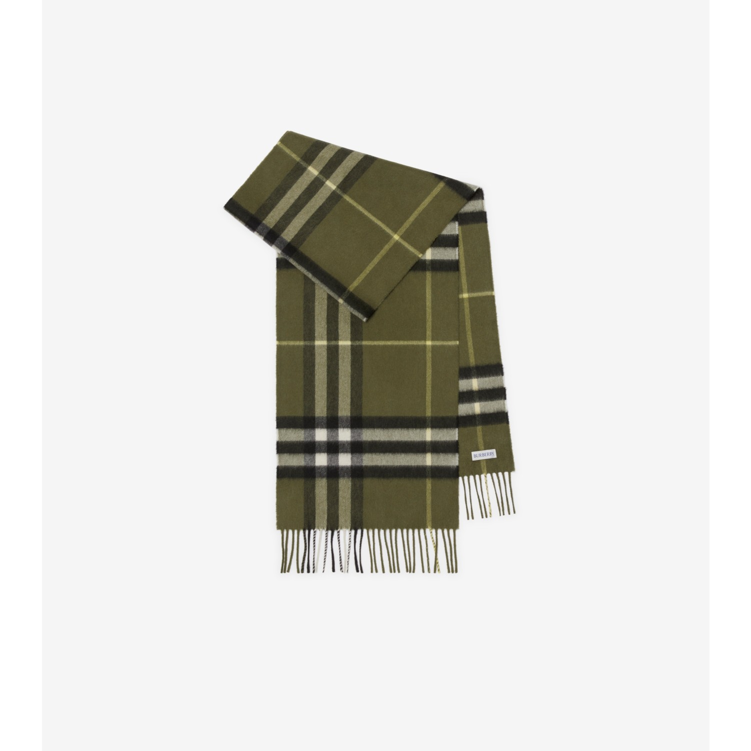Check Cashmere Scarf