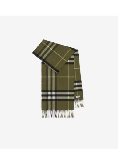 Check Cashmere Scarf