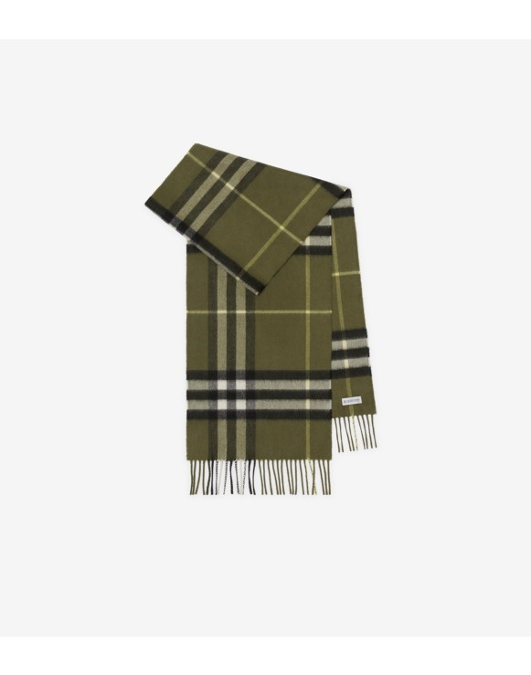 Check Cashmere Scarf