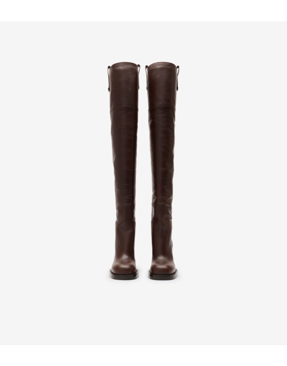 Burberry ウエスタンブーツ 三越伊勢丹 | burberry/バーバリー通販 | チェックパネル レザー