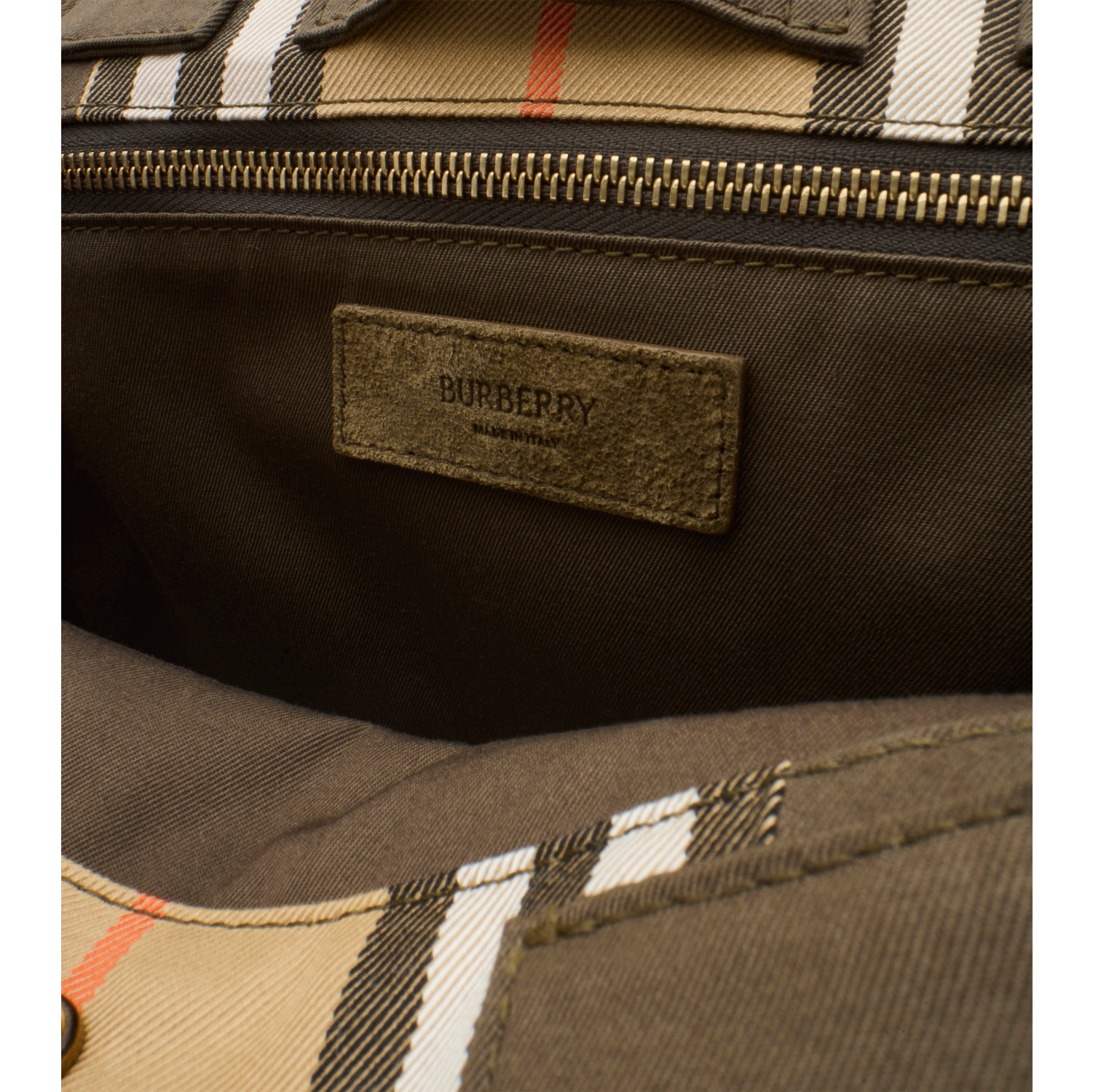 Henkeltasche „Trench“ mit Check