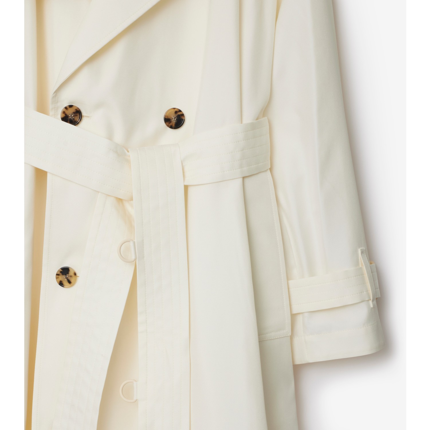 Long Silk Trench Coat