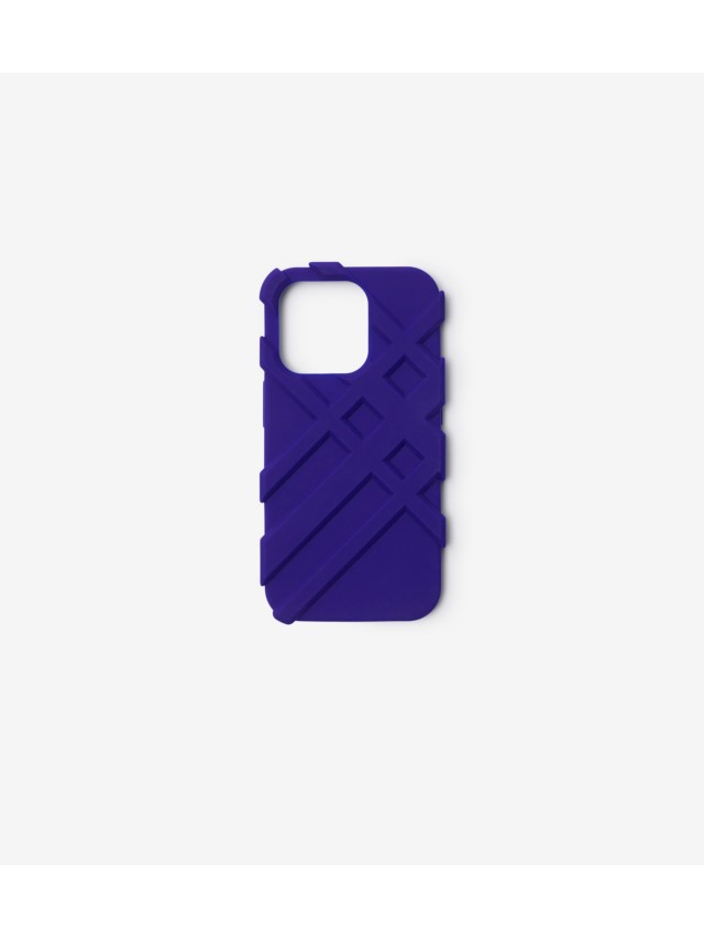 Check iPhone 15 Pro Case in Vine - Men | Burberry® Official