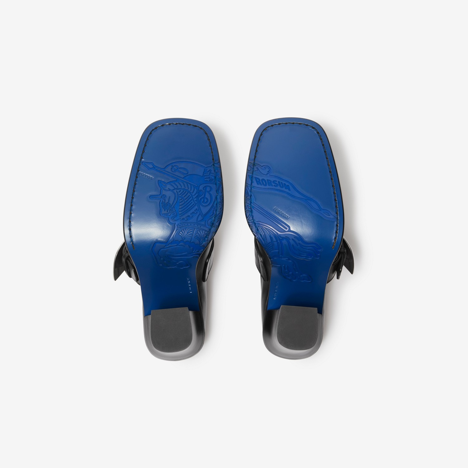 Loafer „London Shield“ aus Leder mit Absatz