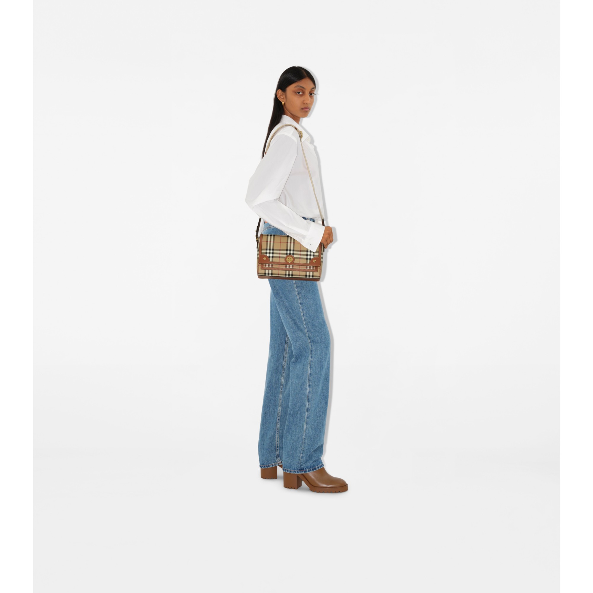 関税負担なしBurberry Vintage Check ノート クロスボディバッグ