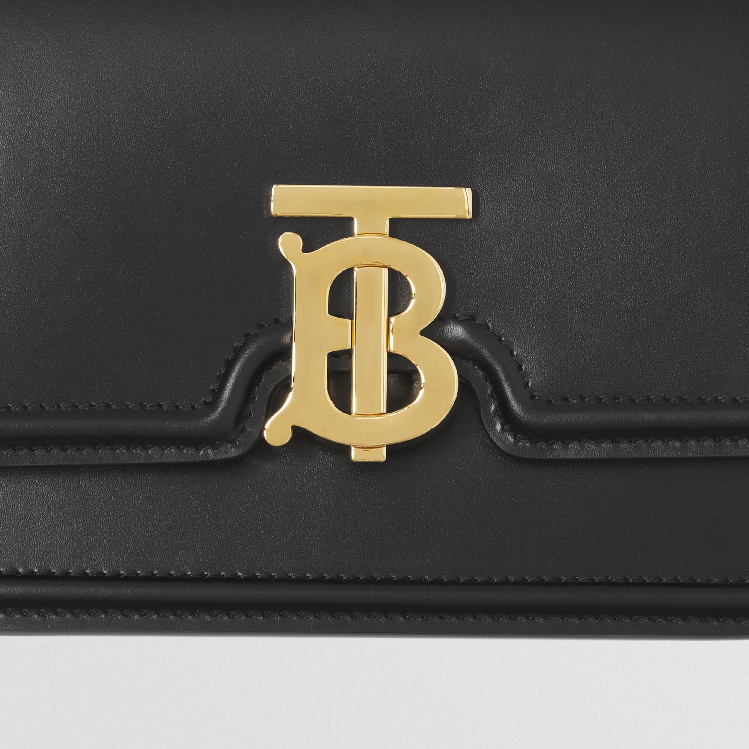 Leather Small TB Bag in Black - Women | Burberry® Official - 2