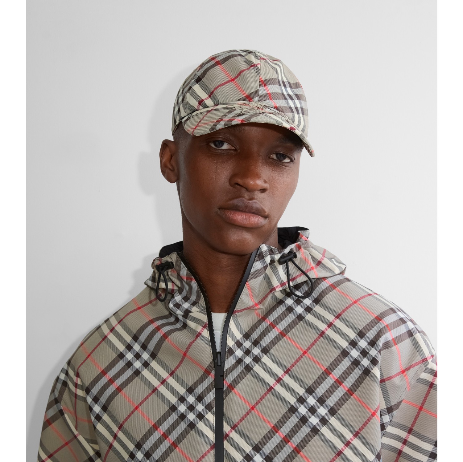 Check EKD Baseball Cap in Mauve grey - Men | Burberry® Official