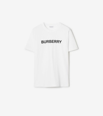 ロゴ コットンTシャツ (ホワイト) - ウィメンズ | Burberry®公式サイト