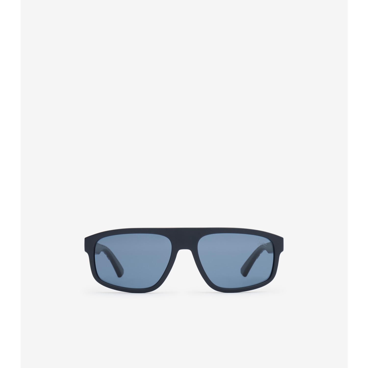 Textured Check Rectangular Sunglasses