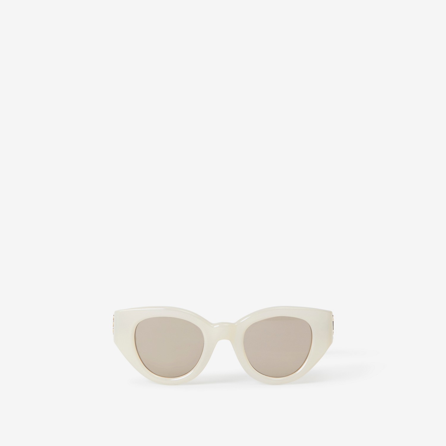 Cat-eye Frame Lola Sunglasses in Pale Vanilla - Women | Burberry® Official