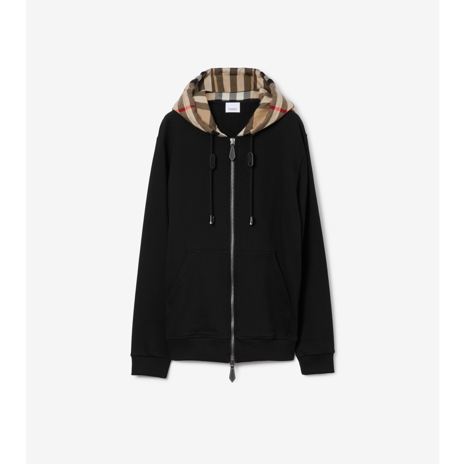 Burberry hoodie black on sale