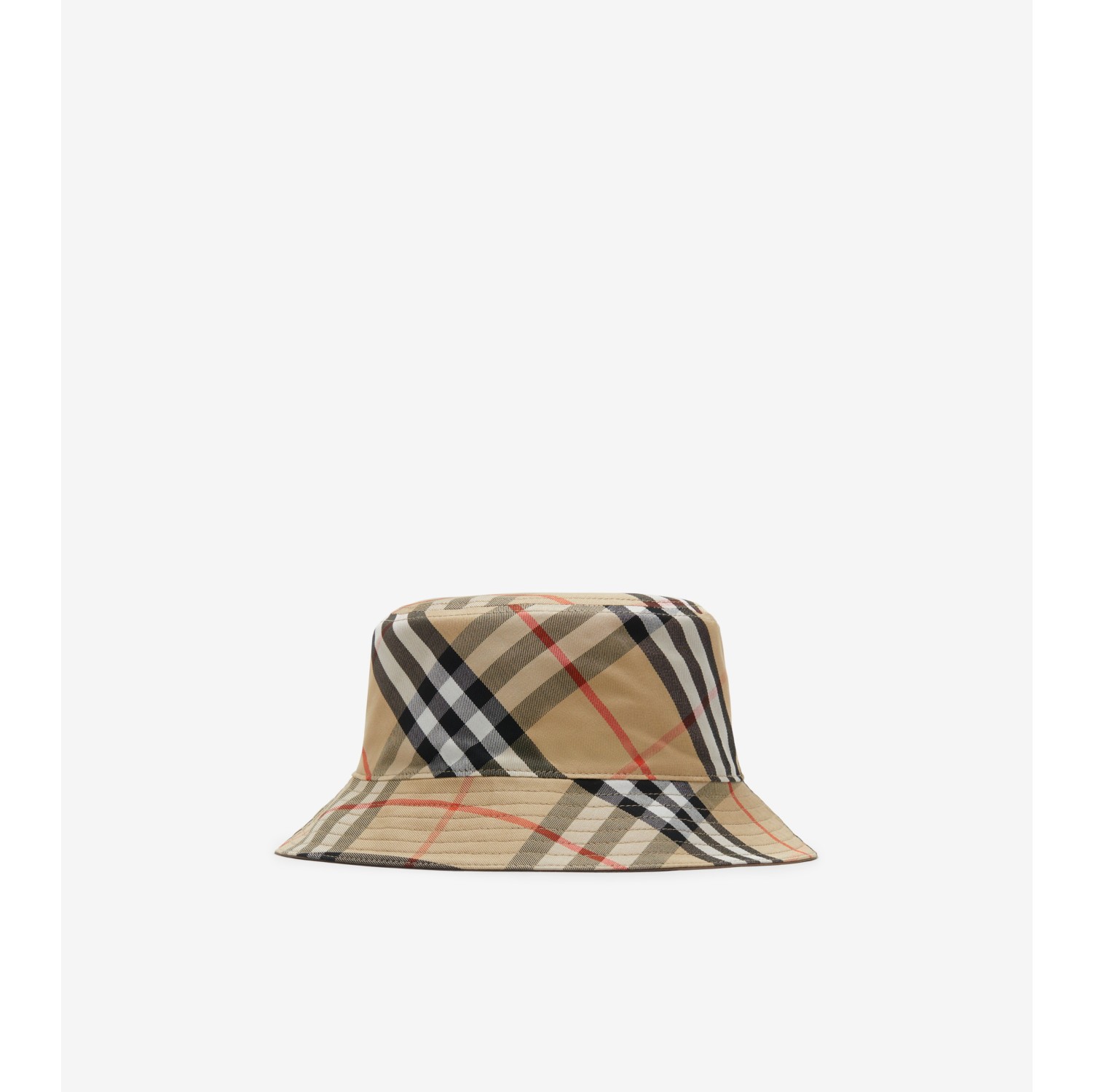 リバーシブル コットン バケットハット (ダスク) - メンズ | Burberry 
