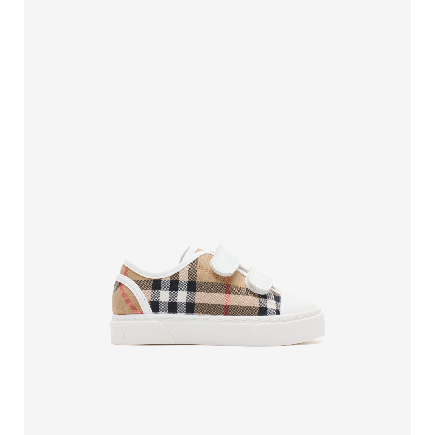 Check Cotton Sneakers