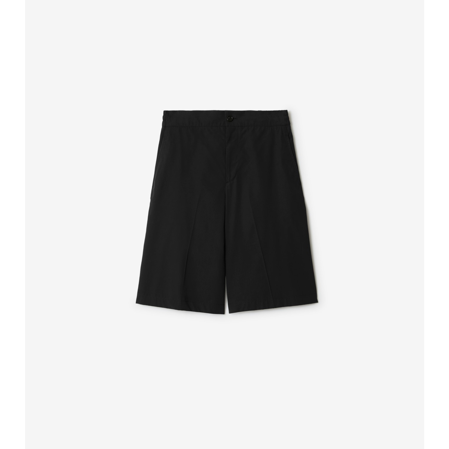 Cotton Blend Tailored Shorts