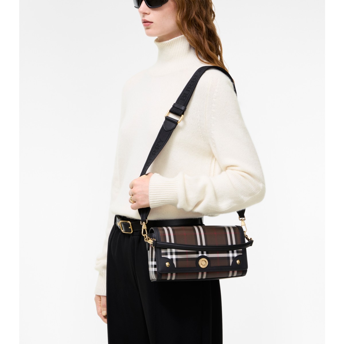  Check Top Handle Note Bag